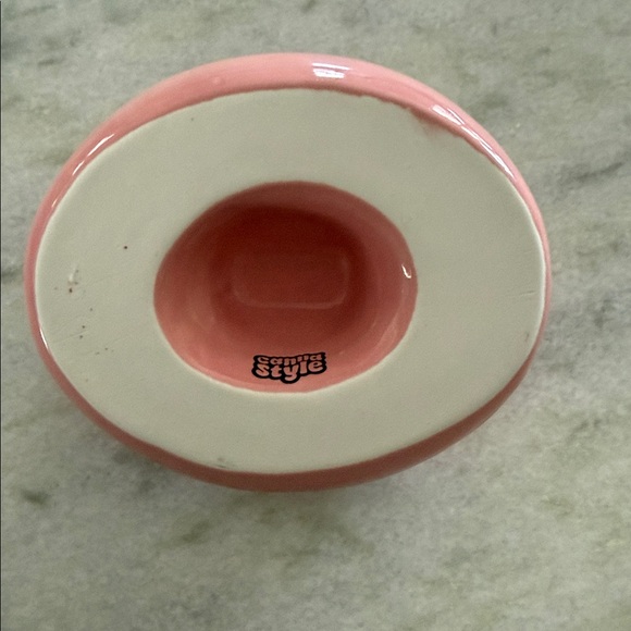 Canna Style Ceramic Pink Cowboy Hat Ashtray Trinket Tray - Picture 4 of 4